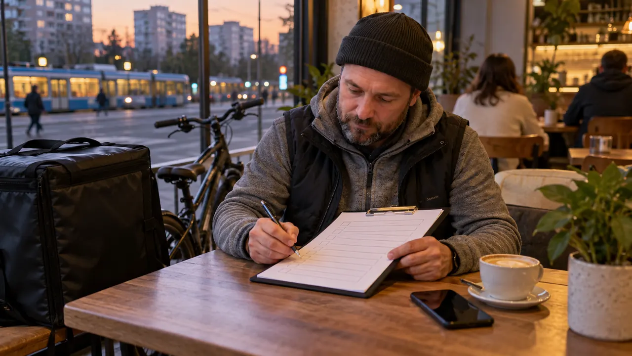 Иллюстрация к статье «Первая неделя курьером: честно о том, что ждёт новичка в доставке»